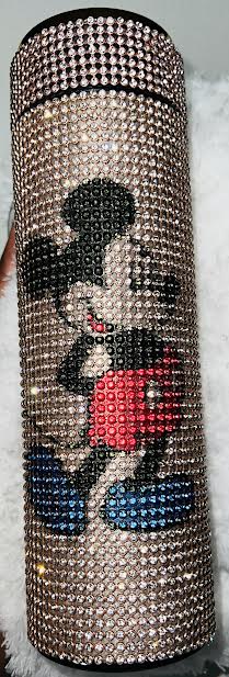 Disney Inspired Mickey Stainless Steel Vacuum Insulated Bottle w/LED temperature display.